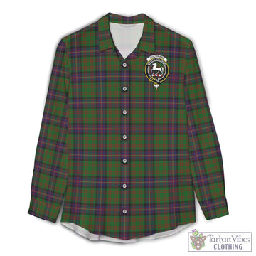Cochrane Tartan Women's Casual Shirt with Family Crest