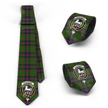 Cochrane Tartan Classic Necktie with Family Crest