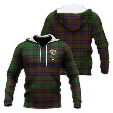 Cochrane Tartan Knitted Hoodie with Family Crest