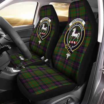 Cochrane Tartan Car Seat Cover with Family Crest