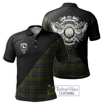 Cochrane Tartan Polo Shirt with Family Crest and Military Logo Style Kid - Tartan Vibes Clothing