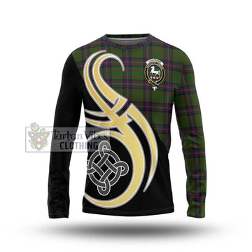 Cochrane Tartan Long Sleeve T-Shirt with Family Crest and Celtic Symbol Style Unisex - Tartan Vibes Clothing