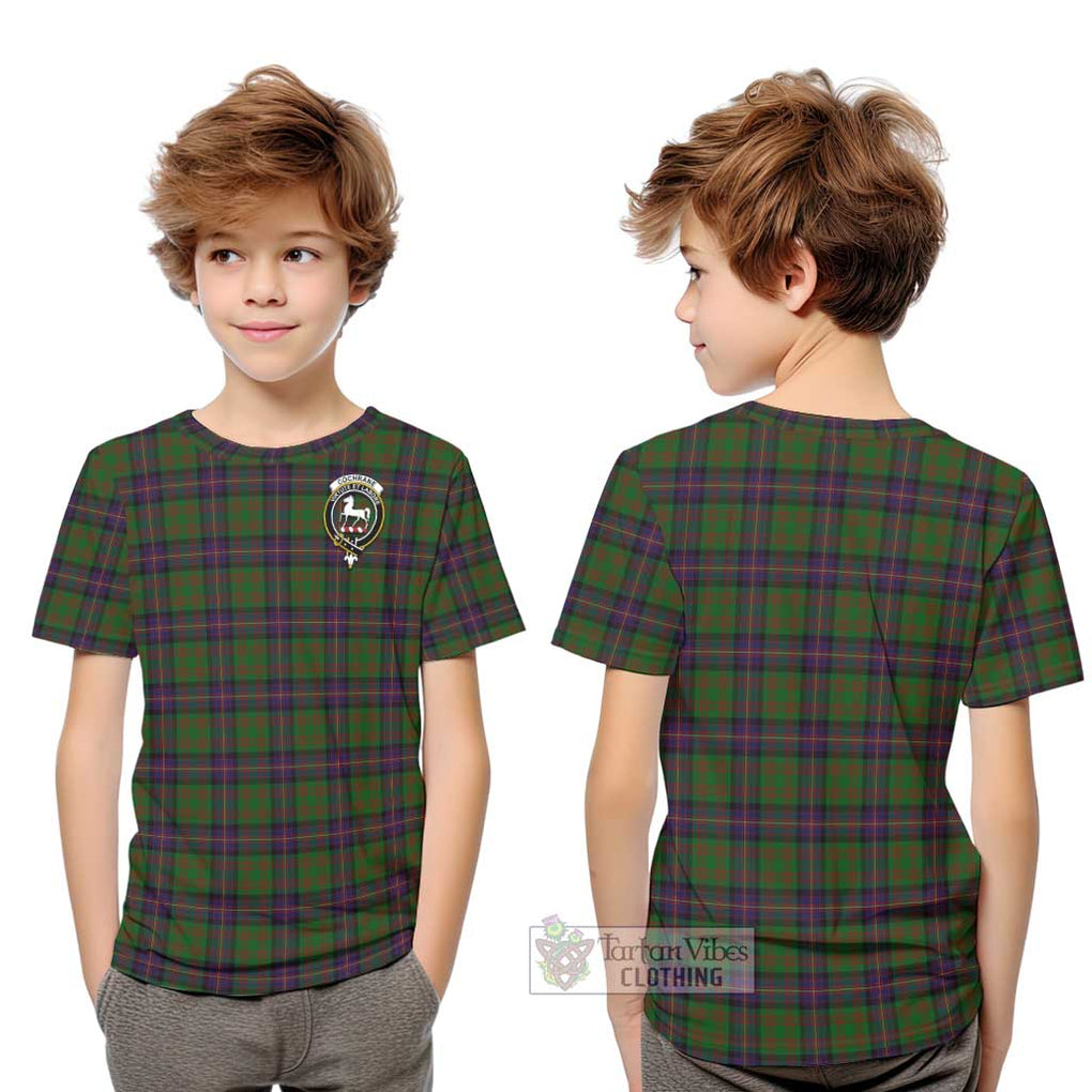 Cochrane Tartan Kid T-Shirt with Family Crest Youth XL Size14 - Tartanvibesclothing Shop