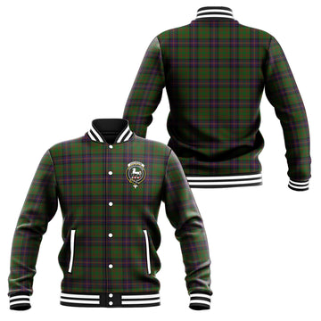 Cochrane Tartan Baseball Jacket with Family Crest