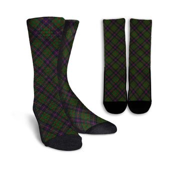 Cochrane Tartan Crew Socks Cross Style
