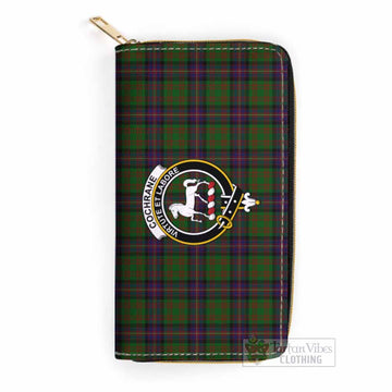 Cochrane Tartan Women's Leather Wallet with Family Crest