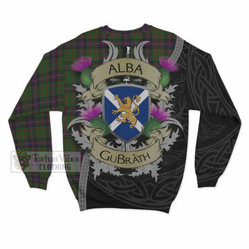 Tartan Vibes Clothing Cochrane Tartan Family Crest Sweatshirt Lion Rampant Royal Thistle Shield Celtic Inspired