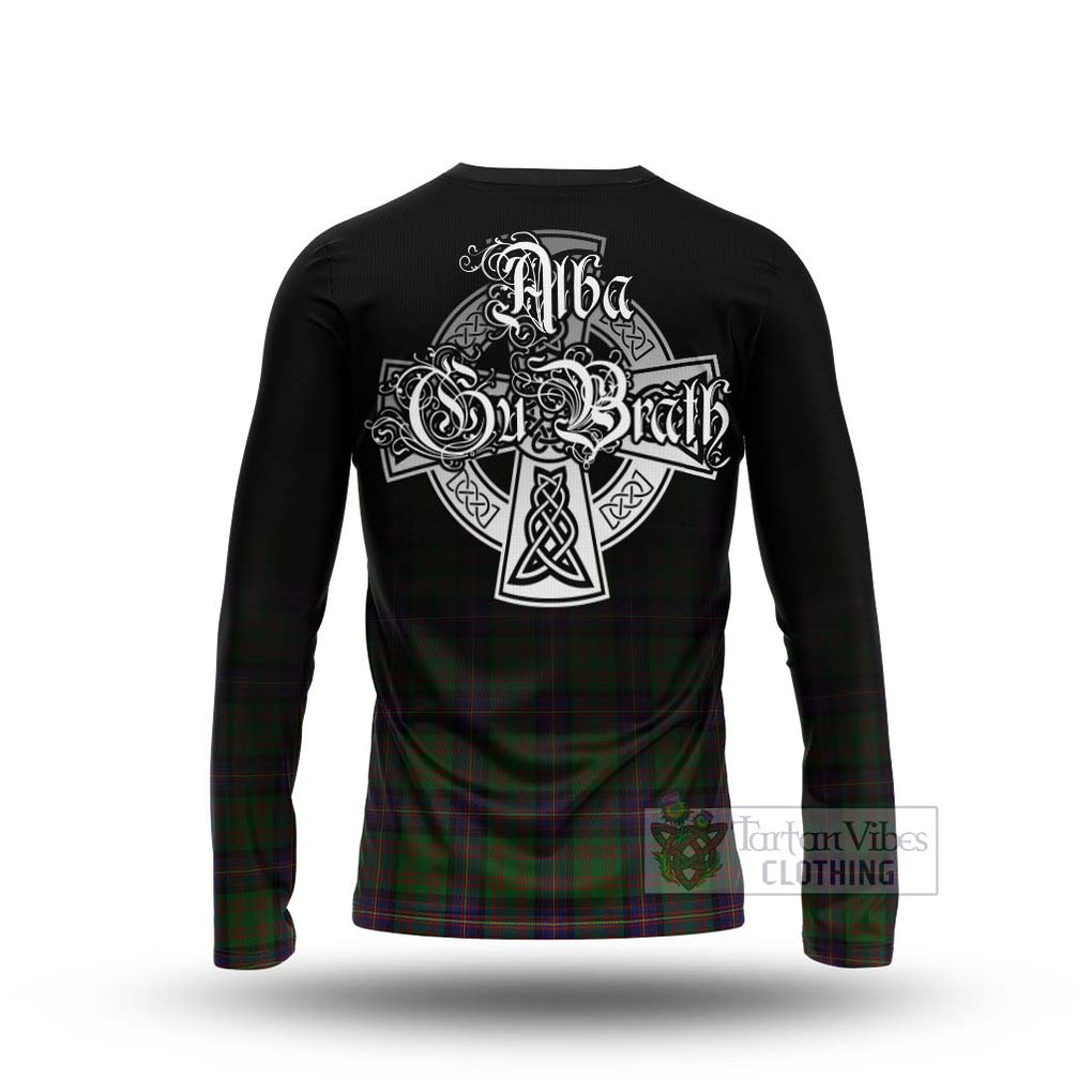Tartan Vibes Clothing Cochrane Tartan Long Sleeve T-Shirt Featuring Alba Gu Brath Family Crest Celtic Inspired