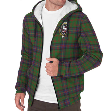 Cochrane Tartan Sherpa Hoodie with Family Crest