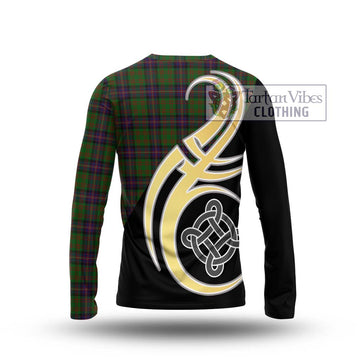 Cochrane Tartan Long Sleeve T-Shirt with Family Crest and Celtic Symbol Style - Tartan Vibes Clothing