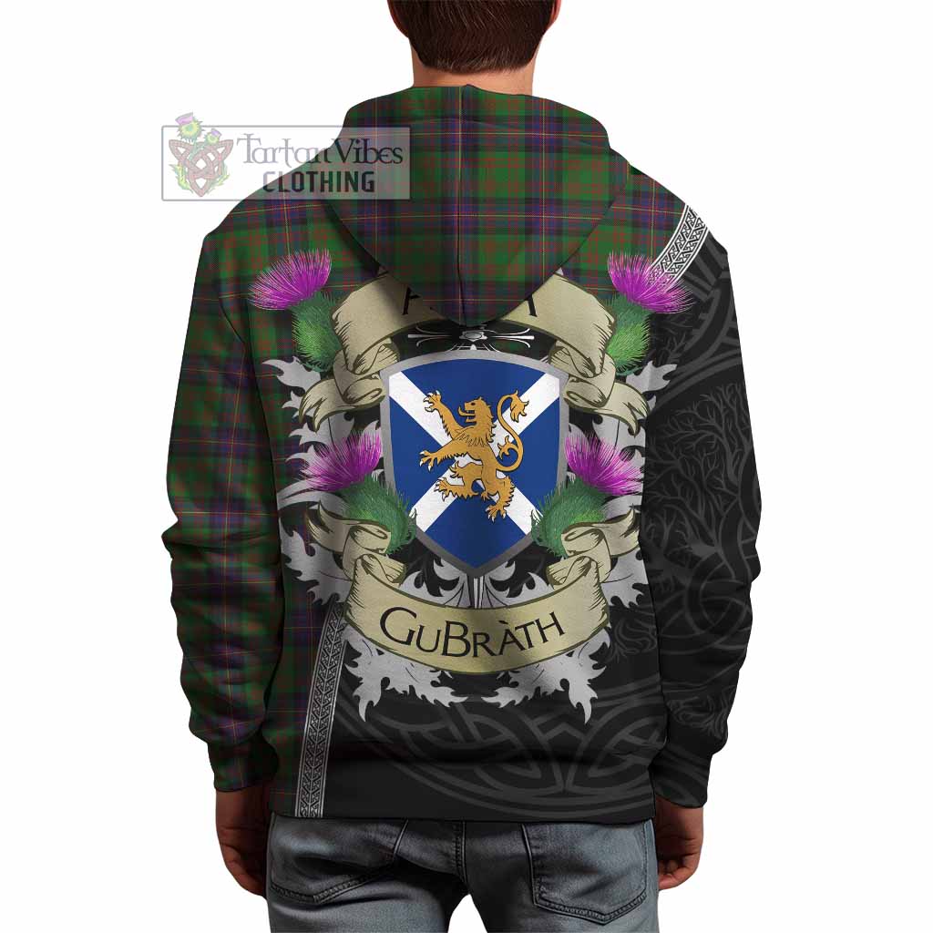 Tartan Vibes Clothing Cochrane Tartan Family Crest Hoodie Lion Rampant Royal Thistle Shield Celtic Inspired