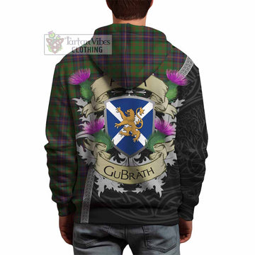 Cochrane Tartan Family Crest Hoodie Lion Rampant Royal Thistle Shield Celtic Inspired