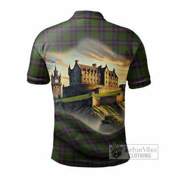 Tartan Vibes Clothing Cochrane Tartan Family Crest Polo Shirt with Scottish Ancient Castle Stype