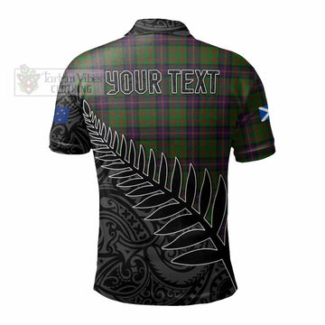 Cochrane Crest Tartan Polo Shirt with New Zealand Silver Fern Half Style