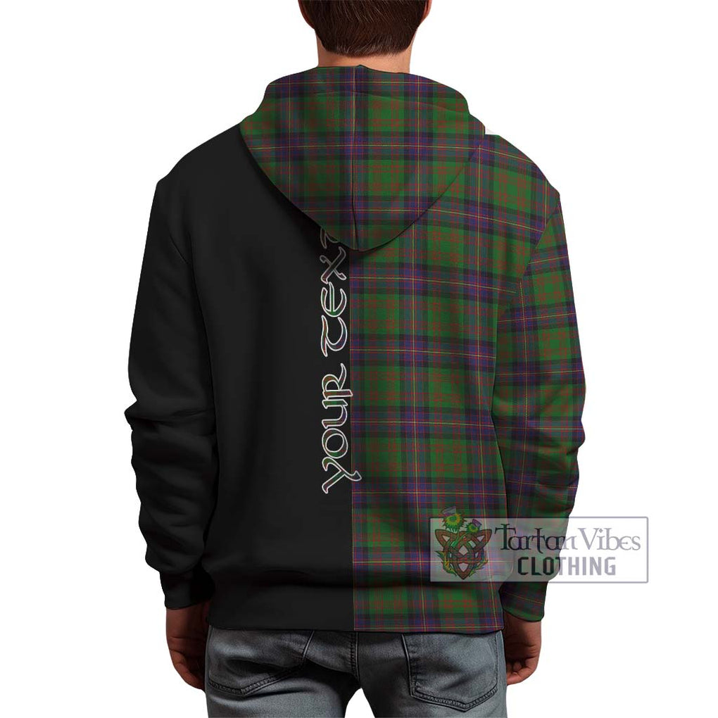 Cochrane Tartan Hoodie with Family Crest and Half Of Me Style - Tartanvibesclothing Shop