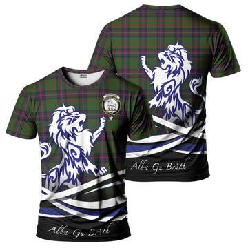 Cochrane Tartan T-Shirt with Alba Gu Brath Regal Lion Emblem