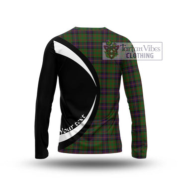 Cochrane Tartan Long Sleeve T-Shirt with Family Crest Circle Style - Tartan Vibes Clothing