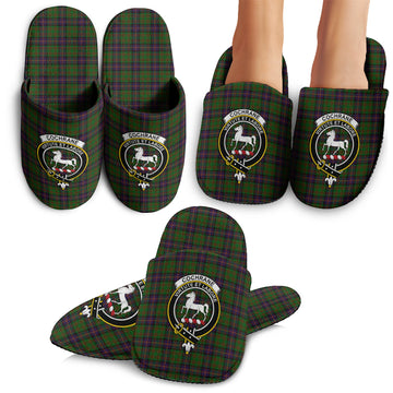 Cochrane Tartan Home Slippers with Family Crest