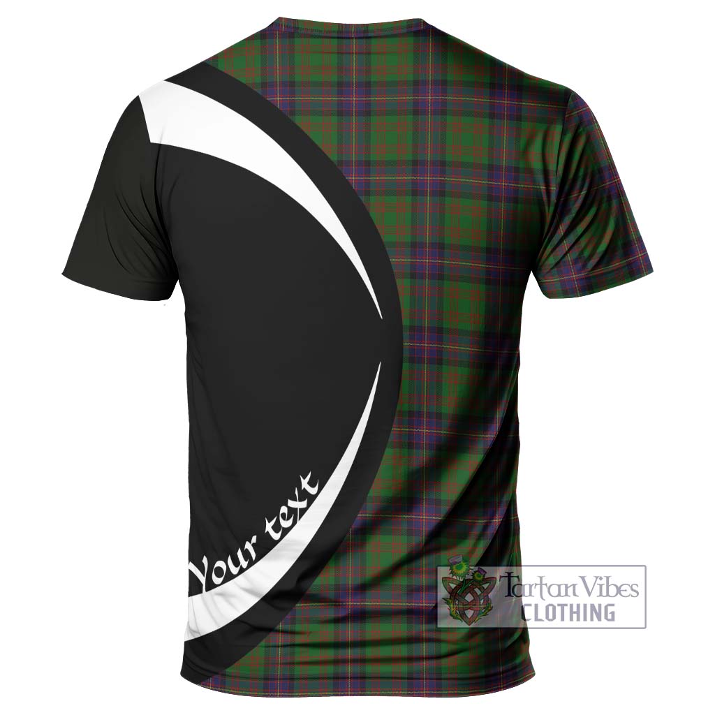 Cochrane Tartan T-Shirt with Family Crest Circle Style - Tartan Vibes Clothing