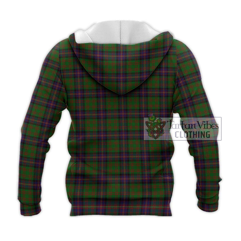Cochrane Tartan Knitted Hoodie with Family Crest DNA In Me Style - Tartanvibesclothing Shop