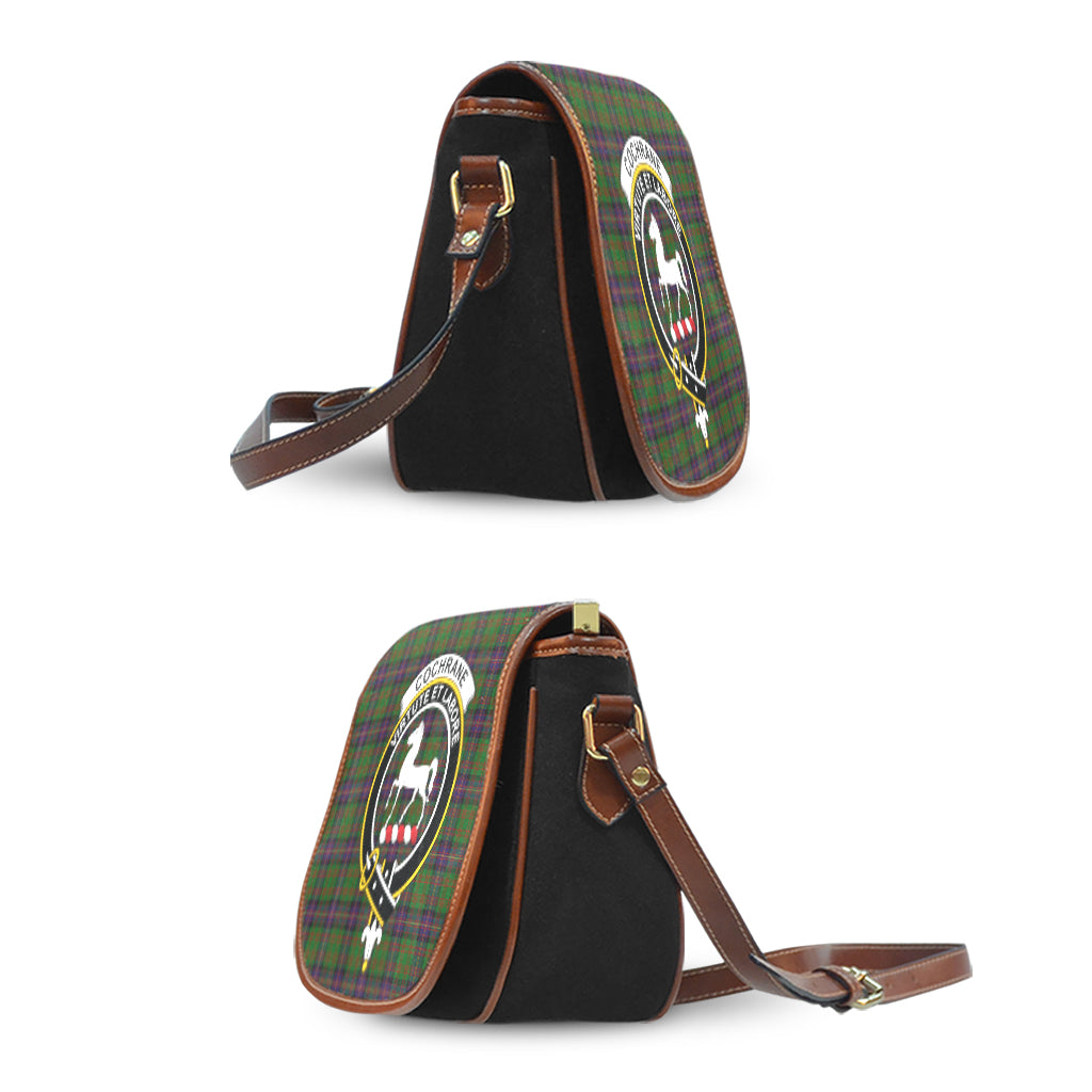 Cochrane Tartan Saddle Bag with Family Crest - Tartan Vibes Clothing