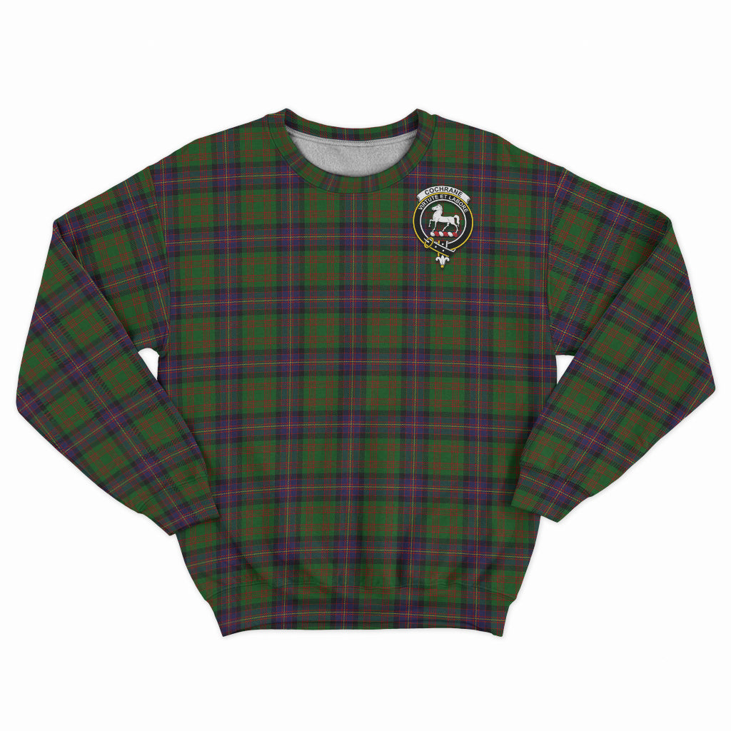 Cochrane Tartan Sweatshirt with Family Crest - Tartan Vibes Clothing