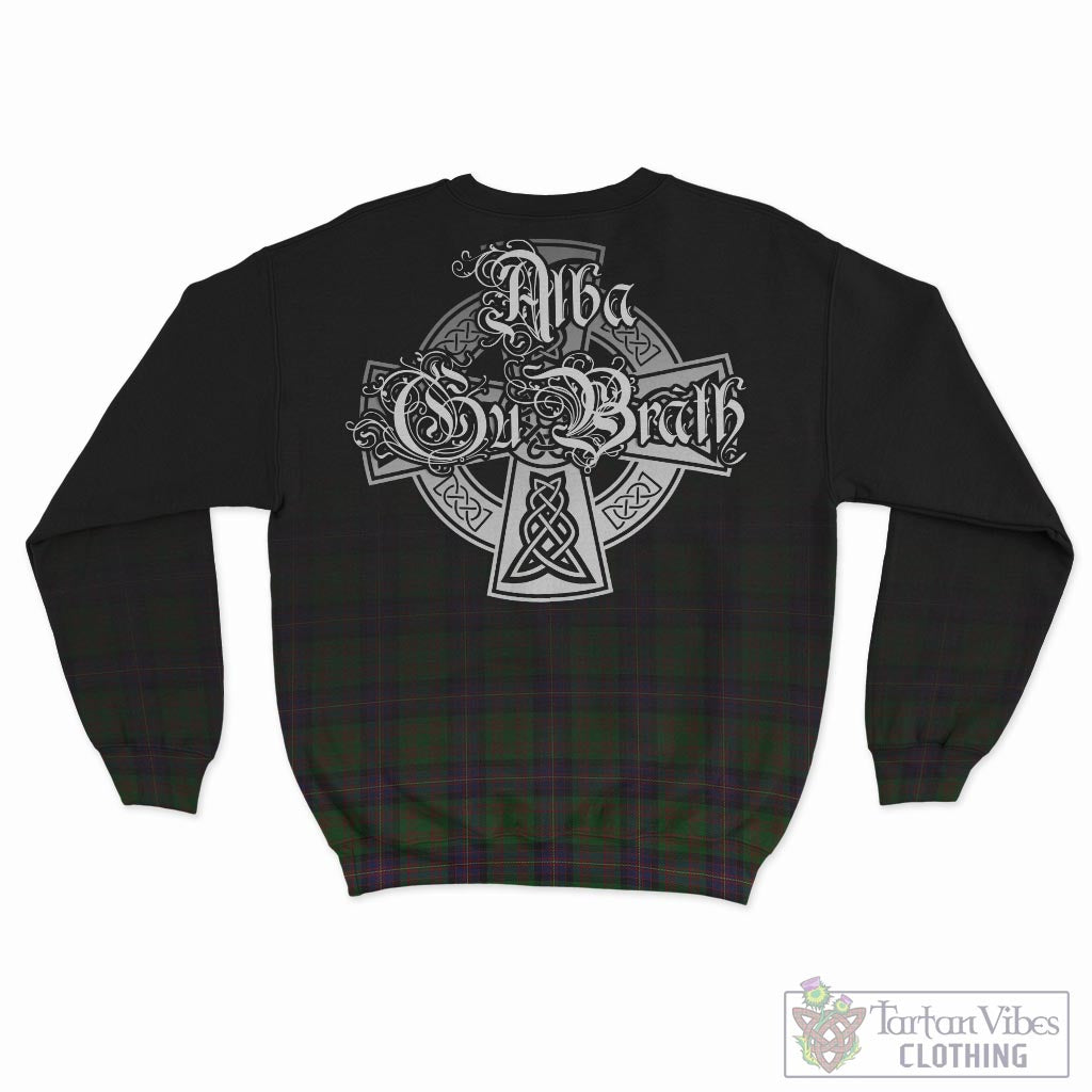 Tartan Vibes Clothing Cochrane Tartan Sweatshirt Featuring Alba Gu Brath Family Crest Celtic Inspired