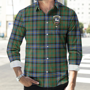 Cochrane Ancient Tartan Long Sleeve Button Up Shirt with Family Crest