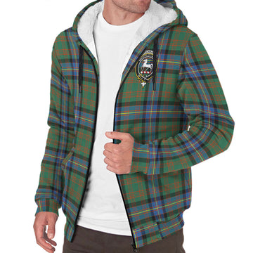 Cochrane Ancient Tartan Sherpa Hoodie with Family Crest