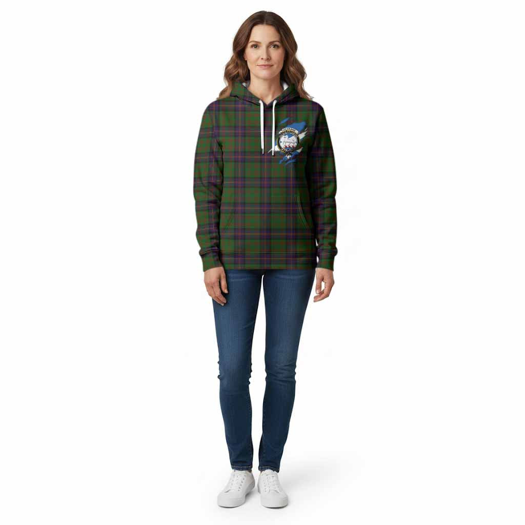 Cochrane Clan Crest In Me Tartan Cotton Hoodie Scotland Flag Style