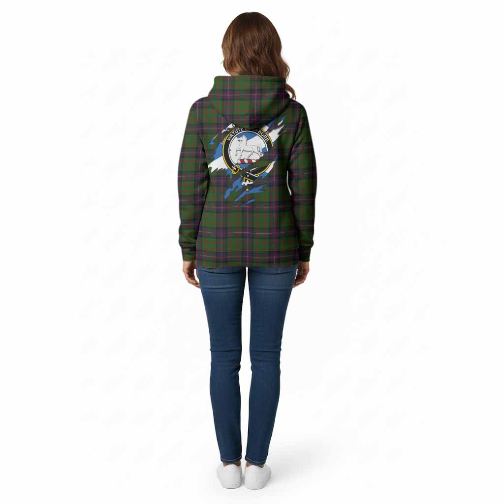 Cochrane Clan Crest In Me Tartan Cotton Hoodie Scotland Flag Style