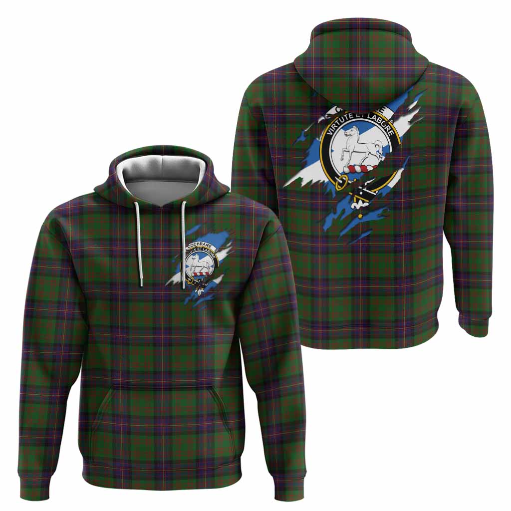 Cochrane Clan Crest In Me Tartan Hoodie Scotland Flag Style