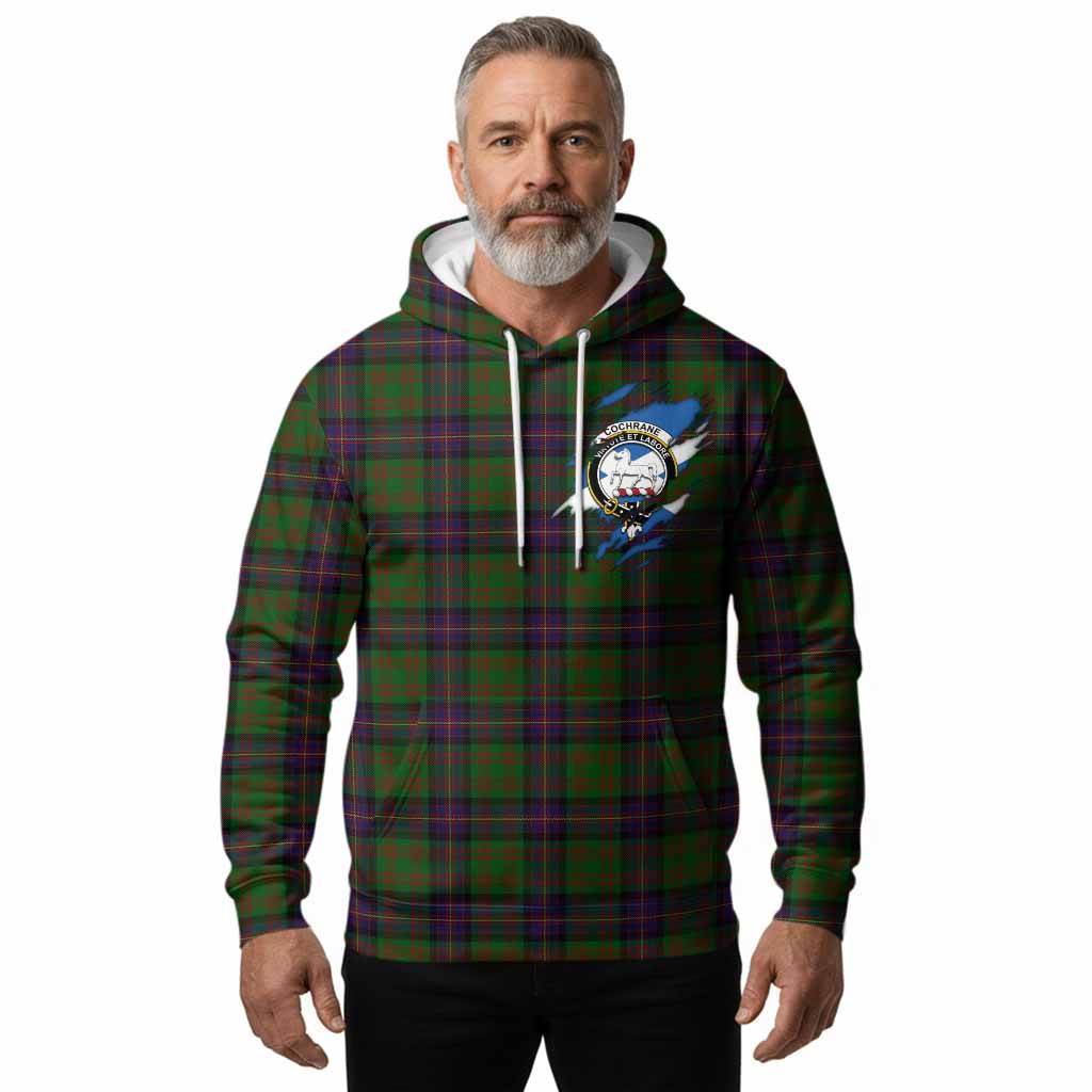 Cochrane Clan Crest In Me Tartan Hoodie Scotland Flag Style
