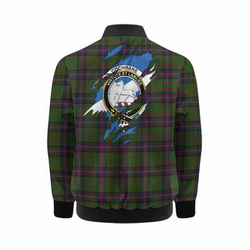Cochrane Clan Crest In Me Tartan Kid Bomber Jacket Scotland Flag Style