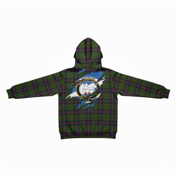 Cochrane Clan Crest In Me Tartan Kid Hoodie Scotland Flag Style