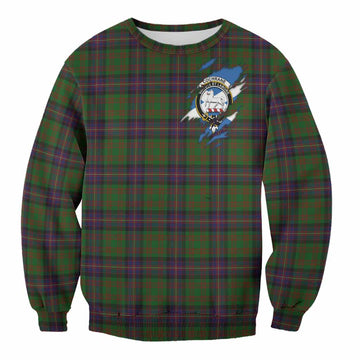 Cochrane Clan Crest In Me Tartan Sweatshirt Scotland Flag Style