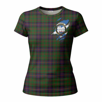 Cochrane Clan Crest In Me Tartan Women T shirt Scotland Flag Style