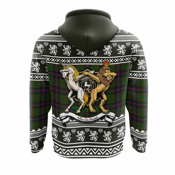 Cochrane Clan Tartan Crest Christmas Hoodie Coat of Arms Funny Style