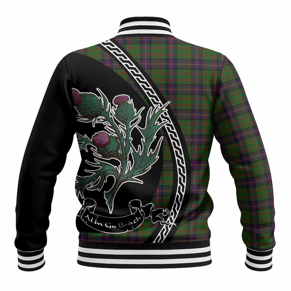 Cochrane Family Crest Tartan Baseball Jacket Alba Thistle Inspired - Tartan Vibes Clothing