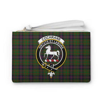 Cochrane Family Crest Tartan Clutch Bag