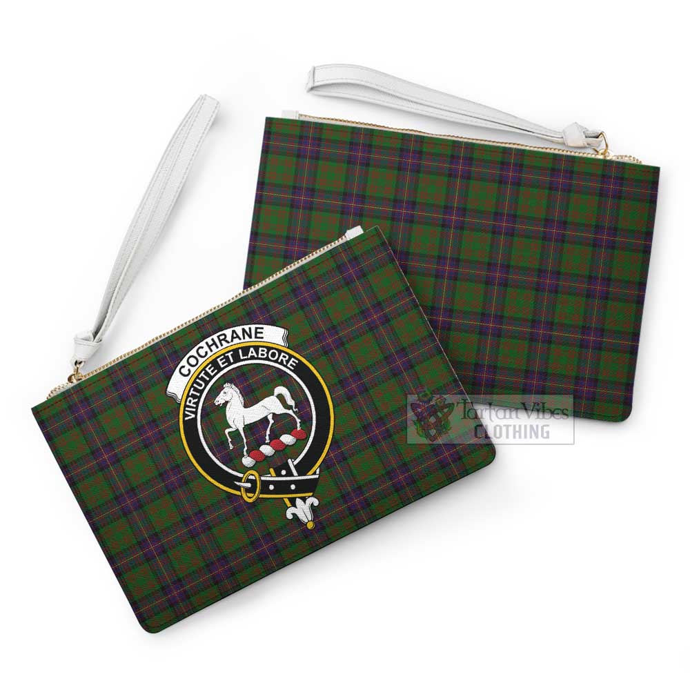 Tartan Vibes Clothing Cochrane Family Crest Tartan Clutch Bag