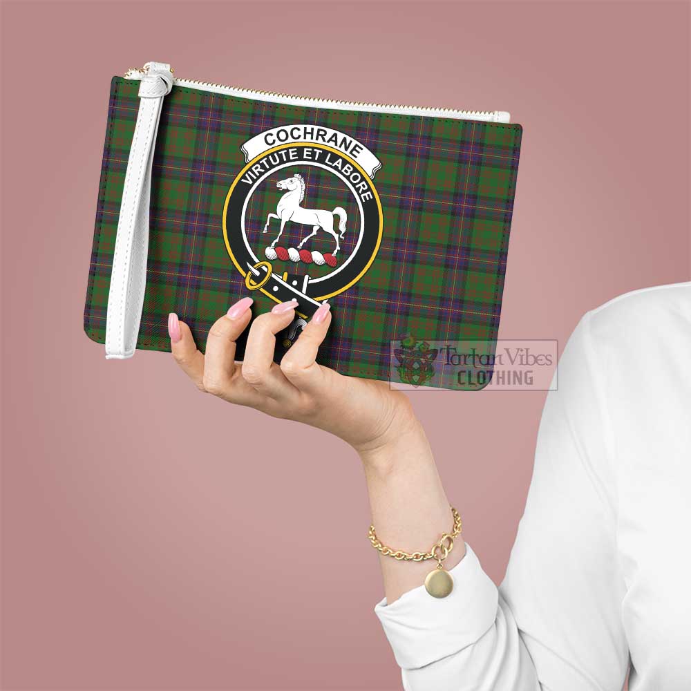 Tartan Vibes Clothing Cochrane Family Crest Tartan Clutch Bag