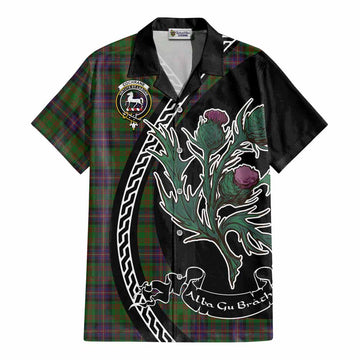 Cochrane Family Crest Tartan Cotton Hawaiian Shirt Alba Thistle Inspired - Tartan Vibes Clothing