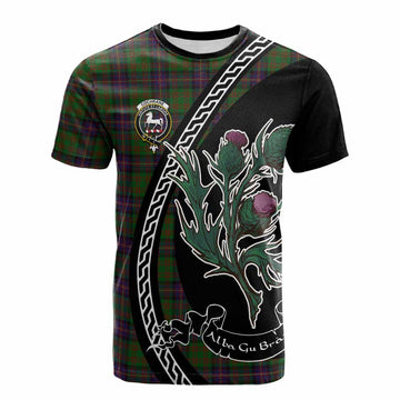 Cochrane Family Crest Tartan Cotton T-shirt Alba Thistle Inspired