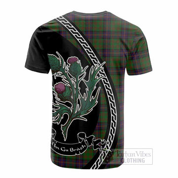 Cochrane Family Crest Tartan Cotton T-shirt Alba Thistle Inspired