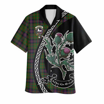 Cochrane Family Crest Tartan Hawaiian Shirt Alba Thistle Inspired