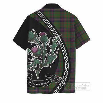 Cochrane Family Crest Tartan Hawaiian Shirt Alba Thistle Inspired