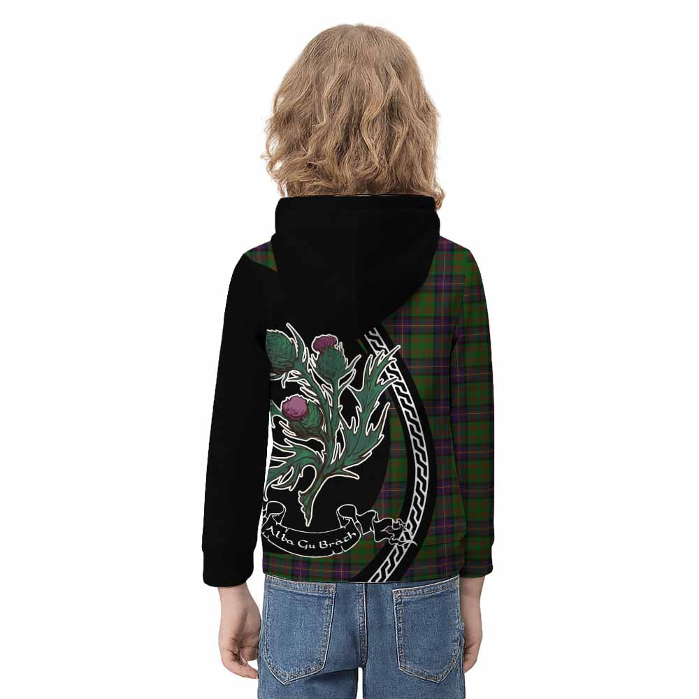 Cochrane Family Crest Tartan Kid Hoodie Alba Thistle Inspired - Tartan Vibes Clothing