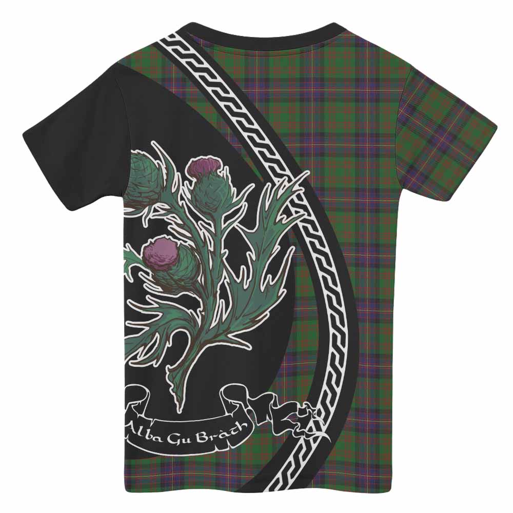 Cochrane Family Crest Tartan Kid T-shirt Alba Thistle Inspired - Tartan Vibes Clothing