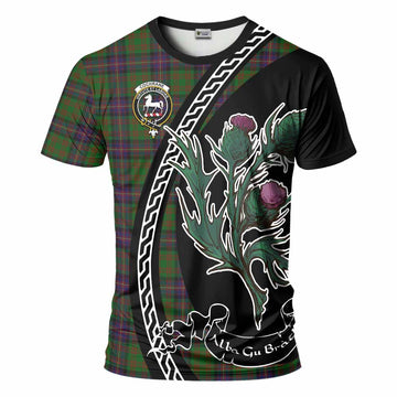 Cochrane Family Crest Tartan T-Shirt Alba Thistle Inspired